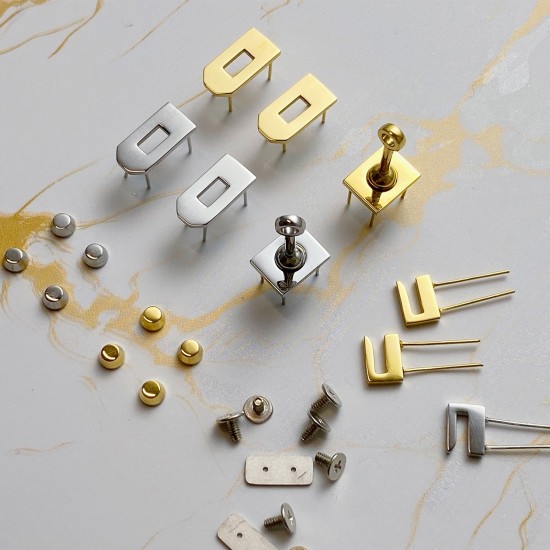 Hermes Birkin super mini pendant charm hardware kit and handkerchief ACC-204