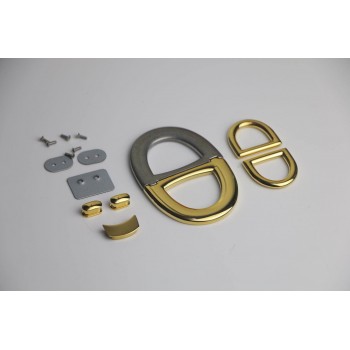 Hermes quality, stainless steel, Hermes Cherche midi mini 18 whole kit hardwares