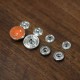 Hermes 15mm snaps, leather tray, videpoches, 5pcs/lot