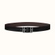 High quality stainless steel Hermes 32mm Cape cod reversible waist belt buckle