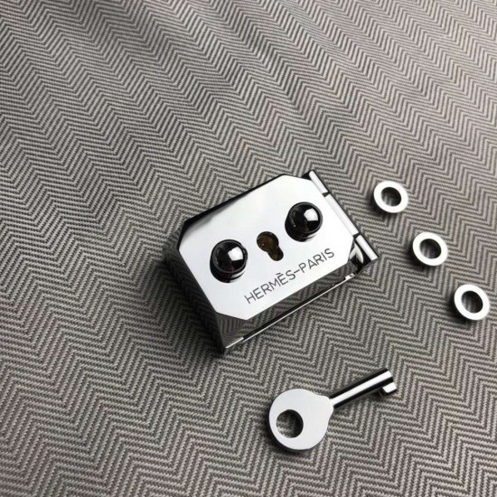 Hermes quality, stainless steel Sac a Depeches briefcase hardware kit
