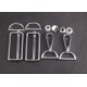 Hermes quality, stainless steel, H Evelyne bag hardware kit, TPM, GM32