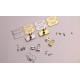 H quality, stainless steel Kelly clutch whole kit hardwares