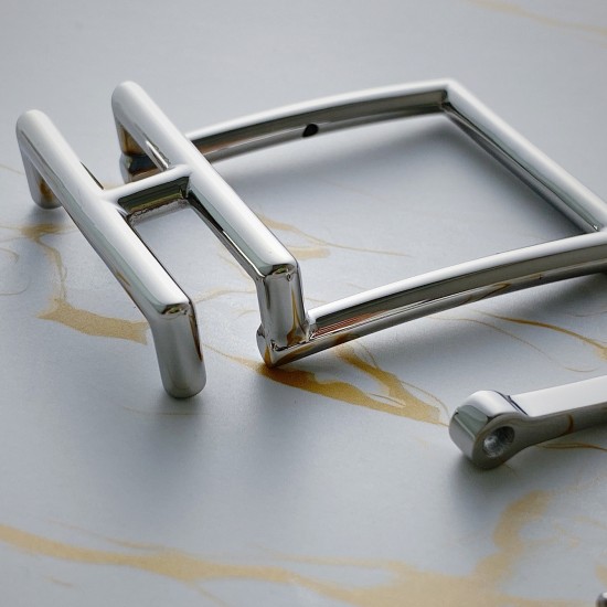 High quality stainless steel Hermes Nathan waist belt buckle