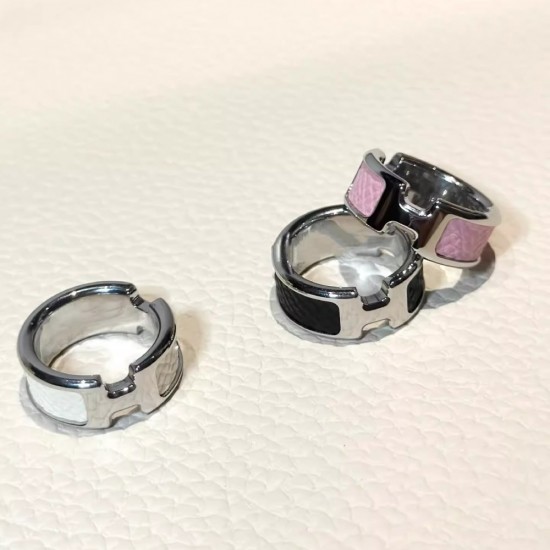 Hermes Olympe stainless steel DIY finger ring