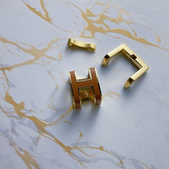 High quality stainless steel Hermes POP H 15 waist belt buckle