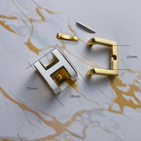 High quality stainless steel Hermes POP H 15 waist belt buckle