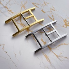 High quality stainless steel Hermes 32mm Quentin reversible waist belt buckle
