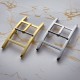 High quality stainless steel Hermes 32mm Quentin reversible waist belt buckle