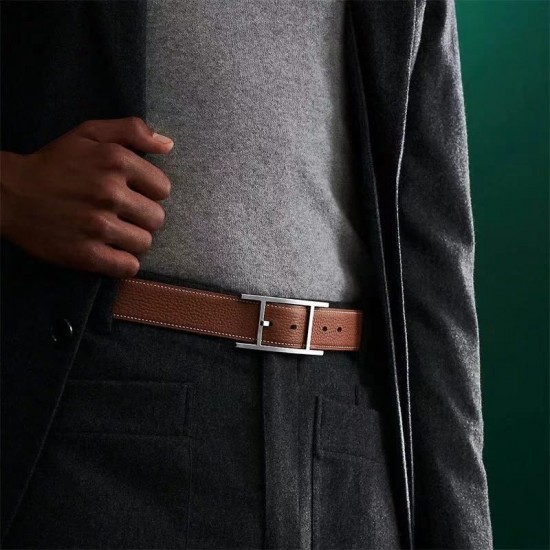 High quality stainless steel H 32mm Quentin reversible waist belt buckle