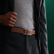 High quality stainless steel H 32mm Quentin reversible waist belt buckle