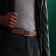 High quality stainless steel Hermes 32mm Quentin reversible waist belt buckle