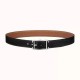High quality stainless steel Hermes Society reversible waist belt buckle