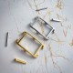 High quality stainless steel Hermes Society reversible waist belt buckle