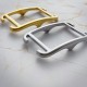 High quality stainless steel Hermes Society reversible waist belt buckle