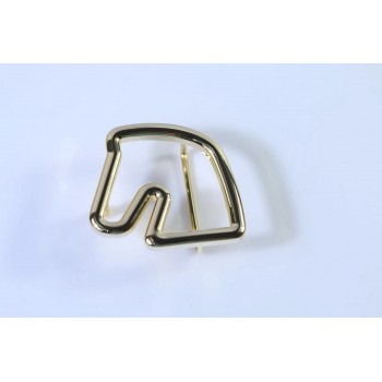 High quality stainless steel Hermes Tete de Cheval waist belt buckle