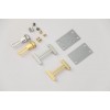 Hermes quality, stainless steel hardware, clutch strap lock, zipper slider stopers