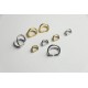 Hermes quality, stainless steel, double D-ring, 2 pcs/lot