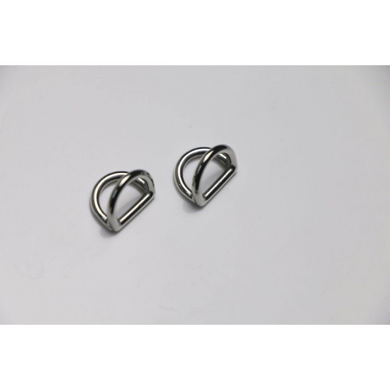 Hermes quality, stainless steel, double D-ring, 2 pcs/lot