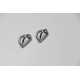 Hermes quality, stainless steel, double D-ring, 2 pcs/lot