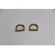 Hermes quality, stainless steel, double D-ring, 2 pcs/lot