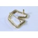 High quality solid brass H Cheval waist belt buckle