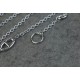 Hermes quality, stainless steel, Hermes De Ancre chain, necklace