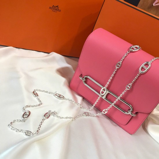 Hermes quality, stainless steel, Hermes De Ancre chain, necklace
