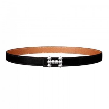 High quality stainless steel Hermes 2.5cm Bubbles waist belt buckle