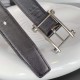 High quality stainless steel Hermes 32mm reversible waist belt buckle