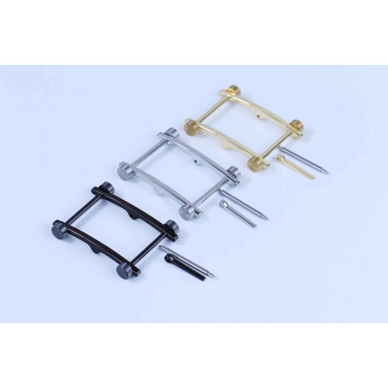 High quality stainless steel Hermes 32mm reversible waist belt buckle