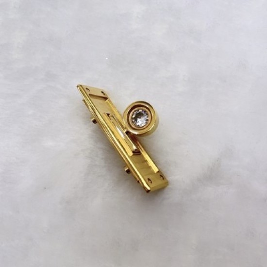 Stainless steel Hermes shell twist lock No.2