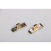 Stainless steel Hermes shell twist lock No.1