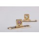 Stainless steel Hermes shell twist lock No.1