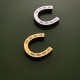 Hermes quality stainless steel horseshoes strap lock