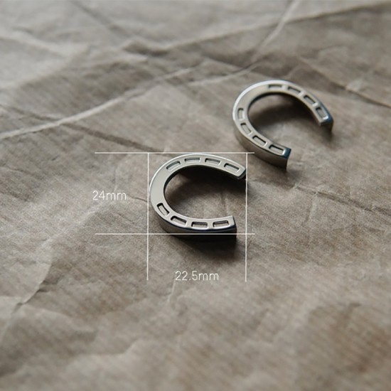 Hermes quality stainless steel horseshoes strap lock