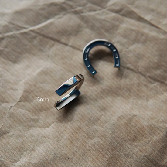 Hermes quality stainless steel horseshoes strap lock