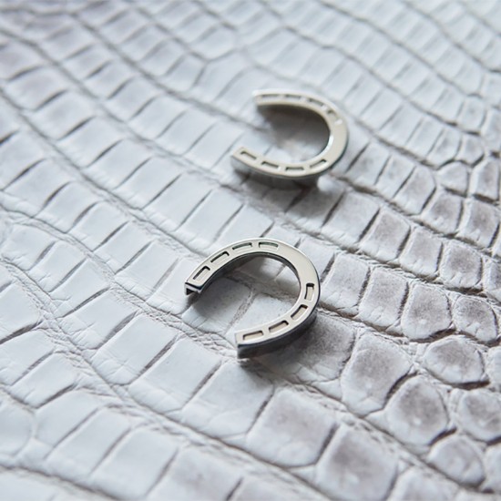 Hermes quality stainless steel horseshoes strap lock