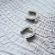 Hermes quality stainless steel horseshoes strap lock