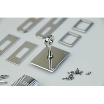 Hermes quality, stainless steel, Hermes Kelly Depeches 38 (without bar) briefcase hardware kit