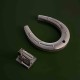 High quality stainless steel large horseshoes bag lock