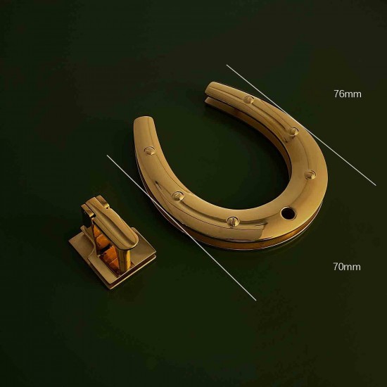 High quality stainless steel large horseshoes bag lock