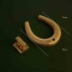 High quality stainless steel large horseshoes bag lock