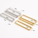 Stainless steel HAC Dos square buckle