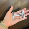 Hermes waist belt buckle double color AU Carre 32mm 38mm 0067