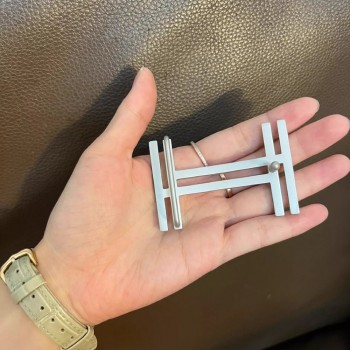Hermes waist belt buckle double color AU Carre 32mm 38mm 0067