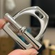 Hermes waist belt buckle Neo Etrier 38mm 0072 Hermes waist belt buckle Neo Etrier 38mm 0072