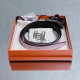 Hermes waist belt buckle H au Carre Twist 24mm 0083 Hermes waist belt buckle H au Carre Twist 24mm 0083