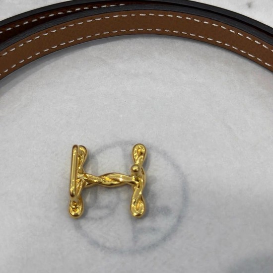 Hermes waist belt buckle H Torsade 24mm 0086 Hermes waist belt buckle H Torsade 24mm 0086