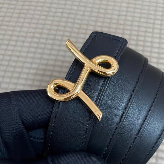 Hermes waist belt buckle Cursives 24mm 0091 Hermes waist belt buckle Cursives 24mm 0091
